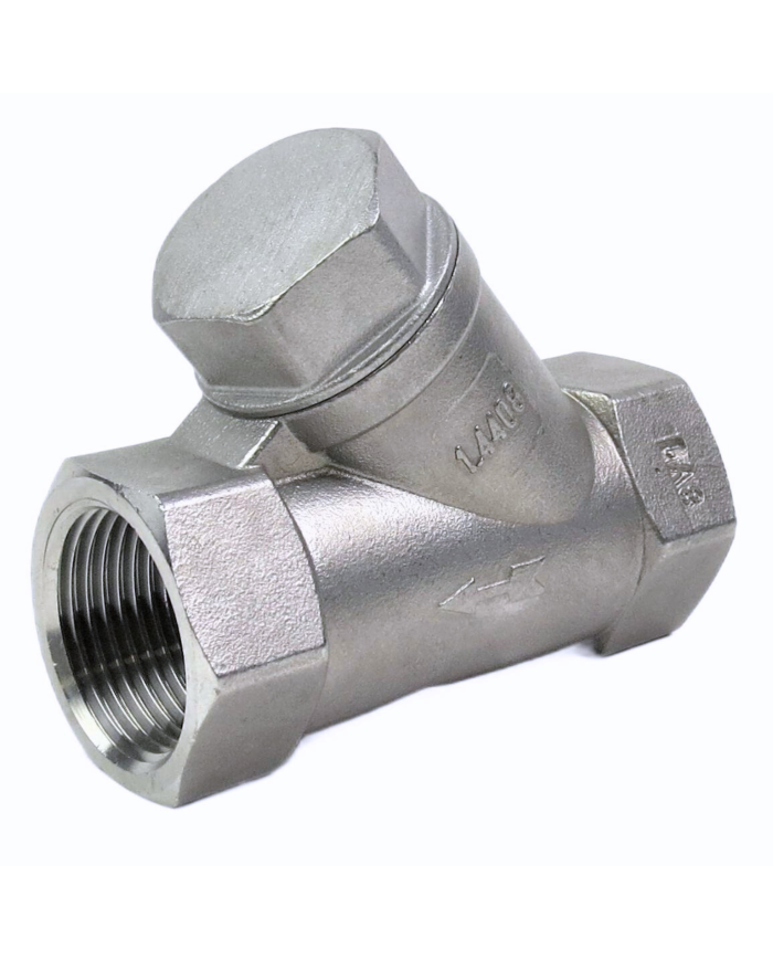 ZAWÓR NIERDZEWNY  ZWROTNY KĄTOWY GG 3/4" GAT. 316