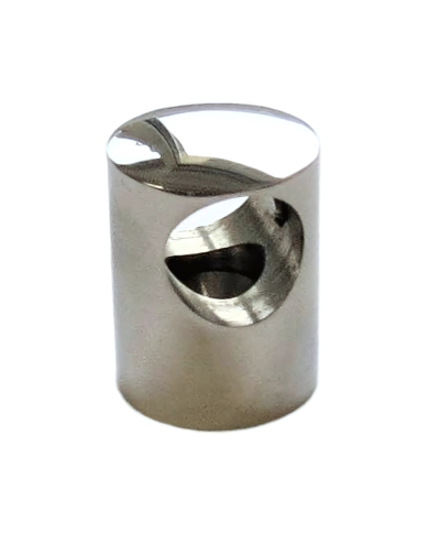 UCHWYT PRZELOTOWY NIERDZEWNY  FI 16 POLER NA PROFIL 40X40 304