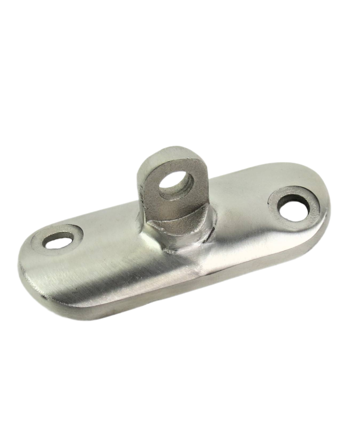 BLASZKA MONTAŻOWA NIERDZEWNA PRZEGUBOWA SZLIF POD RURĘ 42,4X2 304