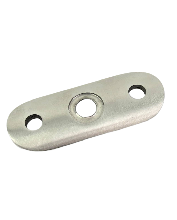 BLASZKA MONTAŻOWA NIERDZEWNA STANDARD SZLIF POD RURĘ 42,4X2 304