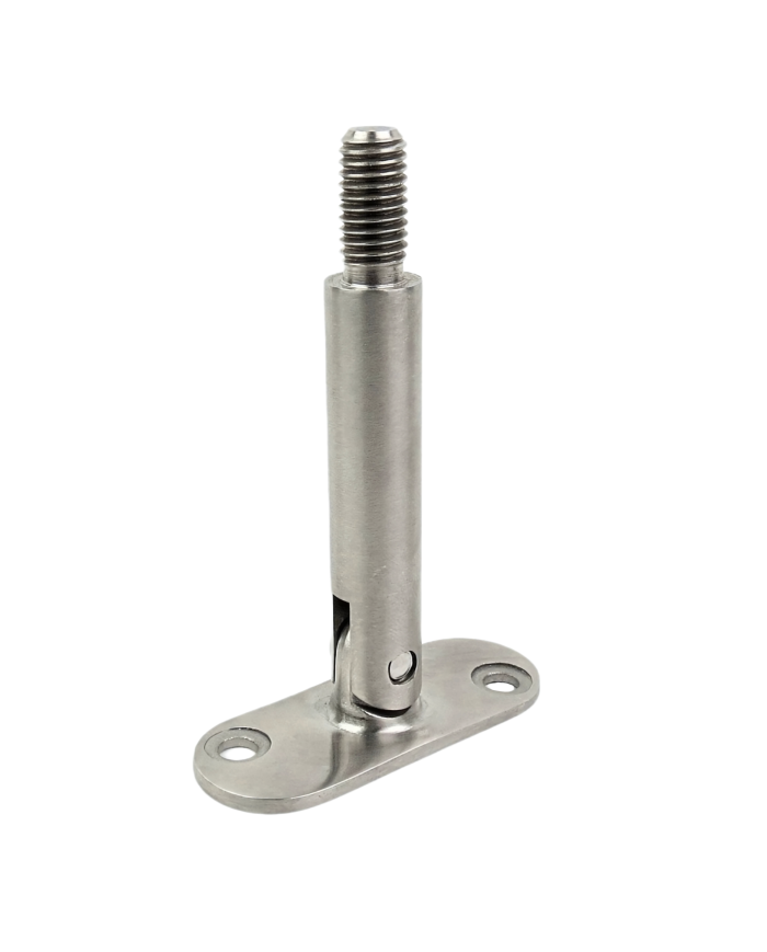 PODPORA PORĘCZY NIERDZEWNA NASTAWNA SZLIF NA PROFIL 304