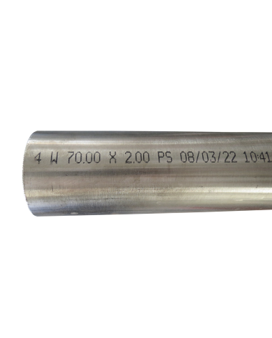 Rura nierdzewna 38x1,5 mm AISI 304 do cięcia SUROWA 1mb